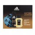 Adidas Victory League Woda toaletowa 100ml spray + Dezodorant 150ml spray + Piłka  Adidas Victory League Woda toaletowa 100ml spray + Dezodorant 150ml spray + Piłka