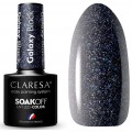 Claresa Soak Off UV/LED lakier hybrydowy Galaxy Black 5g Claresa Soak Off UV/LED lakier hybrydowy Galaxy Black 5g