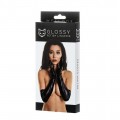 Glossy Fetish Lingerie Selina Gloves gugie rczkawiczki Czarne M