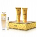 New Brand Luxury For Women Woda perfumowana 100ml spray + 15ml spray + Balsam do ciaa 130ml + el pod prysznic 130ml