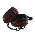 Dream Toys Blaze Deluxe Ankle Cuffs kajdanki na kostki do kr�powania Czerwone