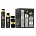 Lattafa Asad Woda perfumowana 100ml spray + Dezodorant 200ml spray + Od�wie�acz powietrza 300ml spray