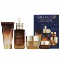 Estee Lauder Nightly Renewal �el oczyszczaj�cy 30ml + serum do twarzy 50ml + krem do twarzy 15ml + krem-�el pod oczy 5ml