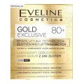Eveline Gold Exclusive 80+ luksusowy odbudowujcy krem-serum z 24k zotem do cery bardzo dojrzaej 50ml
