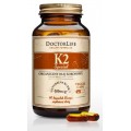 Doctor Life K2 organiczny olej kokosowy naturalna K2 MK-7 suplement diety 60 kapsuek