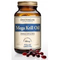 Doctor Life Mega Krill Oil Omega 3 EPA & DHA olej z kryla 600mg suplement diety 60 kapsuek