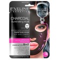 Eveline Charcoal Iluminating Ritual Sheet Mask czyszczajca maska w pachcie 20ml