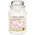 Yankee Candle Large Jar Dua wieczka zapachowa Snow in Love 623g