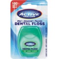 Active Oral Care Mint Dental Floss ni dentystyczna mitowa woskowana z fluorem 100 metrw