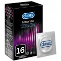 Durex Intense Orgasmic prkowane prezerwatywy z wypustkami i elem stymulujcym 16szt