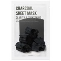 Eunyul Sheet Mask Charcoal oczyszczajca maseczka do twarzy z wglem 22ml