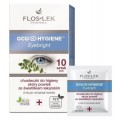 Floslek Ocu Hygiene Eyebright chusteczki do higieny skry powiek ze wiatlikiem lekarskim 10szt