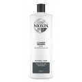 Nioxin System 2 Cleanser Shampoo Noticeably Thinning szampon na wypadajce wosy 1L