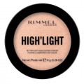 Rimmel High`light rozwietlacz do twarzy 002 Candlelit 8g