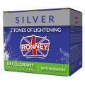 Ronney Professional Dust Free Bleaching Powder With Keratin bezpyowy rozjaniacz do wosw z keratyn Silver 500g