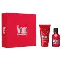 Dsquared2 Red Wood Woda toaletowa 100ml spray + Balsam do ciaa 150ml