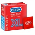 Durex Feel Thin Extra Large prezerwatywy lateksowe 3szt