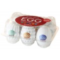 Tenga 6 Styles Egg Hard Boiled Package zestaw 6 jednorazowych masturbatorw
