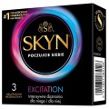 Unimil Skyn Excitation nielateksowe prezerwatywy 3szt