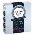 Mister Size Condoms prezerwatywy dopasowane do rozmiaru 60mm, 64mm, 69mm 3szt