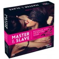 Tease And Please Master & Slave Bondage Game gra erotyczna Pink 10 elementw