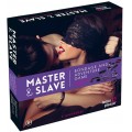 Tease And Please Master & Slave Bondage Game gra erotyczna Purple 10 elementw