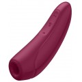Satisfyer Curvy 1+ Air Pulse Stimulator & Vibrator bezdotykowy stymulator echtaczki z wibracjami Rose Red