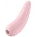 Satisfyer Curvy 2+ Air Pulse Stimulator & Vibrator bezdotykowy stymulator echtaczki z wibracjami Pink