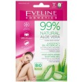 Eveline 99% Natural Aloe Vera agodzcy el po depilacji do wraliwej i skonnej do zaczerwienie skry twarzy i ciaa 5mlx2