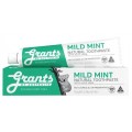 Grants Of Australia Mild Mint Natural Toothpaste With Aloe Vera naturalna godzca pasta do zbw bez fluoru 110g