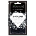 Bielenda Crystal Glow Black Onyx maseczka peel-off oczyszczajco-detoksykujca z efektem shimmer Ekstrakt z Czarnej Ry 8g