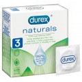 Durex Naturals Thin Condoms With Lube Designed For Her cienkie prezerwatywy 3szt