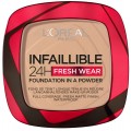 L`Oreal Infaillible 24H Fresh Wear Foundation In A Powder dugotrway podkad do twarzy w pudrze 130 True Beige 9g