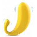S-Hande Banana-RTC wibrator typu jajko zdalnie sterowany z 9 trybami wibracji Yellow