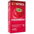 Control Strawberry Condoms prezerwatywy o smaku truskawki 12szt