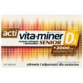 Acti Vita-Miner Senior D3 zestaw witamin i mineraw wzbogacony witamin D3 suplement diety 60 tabletek