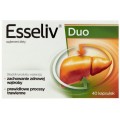 Esseliv Duo suplement diety wspomagajcy wtrob oraz procesy trawienne 40 kapsuek