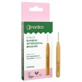 Nordics Bamboo Interdental Brushes bambusowe szczoteczki do czyszczenia przestrzeni midzyzbowej 0,45mm 8szt