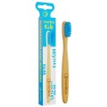Nordics Kids Bamboo Toothbrush bambusowa szczoteczka do zbw dla dzieci Niebieska