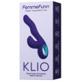 Femmefunn Klio potrjny wibrator typu krliczek Dark Purple