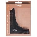 KillyS For Men Beard Styling Comb drewniany grzebie do stylizacji brody