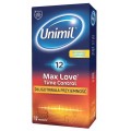 Unimil Max Love Time Control nawilane lateksowe prezerwatywy 12szt