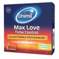 Unimil Max Love Time Control nawilane lateksowe prezerwatywy 3szt