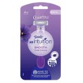 Wilkinson MyIntuition Smooth Violet Bloom maszynki do golenia Quattro 3szt