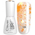 Clavier Luxury Nail Hybrid UV Gel hybrydowy lakier do paznokci 108 Orangeade 10ml