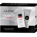 La Rive Absolute Sport For Man Woda toaletowa 100ml spray + el pod prysznic 100ml