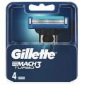 Gillette Mach 3 Turbo wymienne ostrza do maszynki do golenia 4szt