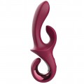 Dream Toys Glam Duo Vibrator wibrator duo z powiększoną główką Czerwony  Dream Toys Glam Duo Vibrator wibrator duo z powiększoną główką Czerwony