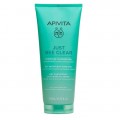Apivita Just Bee Clear Purifying Cleansing Gel żel oczyszczający do cery tłustej i trądzikowej 200ml  Apivita Just Bee Clear Purifying Cleansing Gel żel oczyszczający do cery tłustej i trądzikowej 200ml
