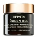 Apivita Queen Bee Absolute Anti Aging & Regenerating Cream bogaty krem przeciwzmarszczkowy o bogatej konsystencji 50ml  Apivita Queen Bee Absolute Anti Aging & Regenerating Cream bogaty krem przeciwzmarszczkowy o bogatej konsystencji 50ml